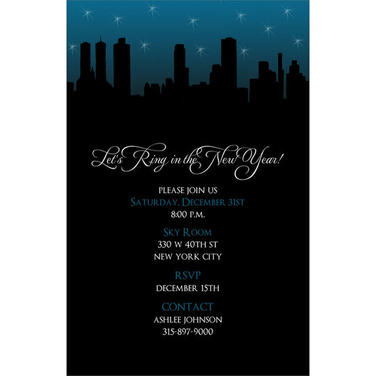 Cityscape Invitations